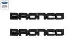 1987-1991 Ford Bronco Classic Matte Black 8.5" Fender Emblems Pair Lh Rh. Fixed Price $74.95.