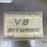 Mercedes Benz V8 Biturbo Emblem Badge Nameplate 1668172915 Sl Class. Fixed Price $70.00.