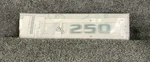 Mercedes Benz Cla 250 Model Plate Rear Chrome Emblem Letters Genuine Oem. Fixed Price $35.00.