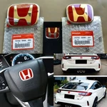 Front Rear Steering Red Badge 3PC Emblem Fits For Honda Civic Se Si Dx Ex 2016. Fixed Price $25.97.