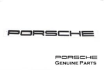 "porsche" Emblem Matte Black 99155923590 Genuine. Fixed Price $124.95.