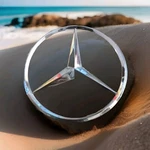 2006-12 Mercedes-benz MBZ-500 Star Emblem Badge Logo BB16. Fixed Price $14.88.