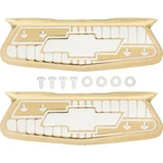 1957 Chevrolet Bel Air; Quarter Panel Crest Emblems W/ Screws; Gold; Pair. Fixed Price $28.99.