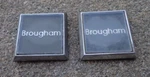 Cadillac Brougham Emblem Set Badge Decal Logo Side Pillar Door Oem Genuine Stock. Fixed Price $23.25.