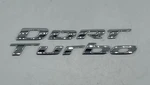2013 -2016 Dodge Dart Turbo Chrome Rear Trunk Emblem Set Logo Badge Nameplate. Fixed Price $31.99.