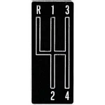 Oer 3919122 Reproduction 4-SPEED Shifter Plate Emblem, 1968-69 Camaro. Fixed Price $31.99.