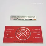 Genuine Oem Subaru Wrx Sti Recaro Seat Emblem Logo Metal Badge ST915024S020 Gdb. Fixed Price $27.77.