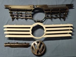 Nos Genuine Vw Grille Assy # 1J5853651 K/gru Fits Jetta 1999-2005. Fixed Price $234.99.