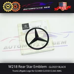 W218 Mercedes Gloss Black Star Emblem Rear Trunk Lid Logo Badge Amg CLS63 CLS550. Fixed Price $32.99.