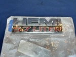2013-2024 Oem Mopar Dodge Jeep 5.7L Hemi Chrome Emblem Nameplate Badge. Fixed Price $59.95.