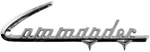 "commander" Trunk Lid Script 1952-54 Studebaker 299589W. Fixed Price $55.20.