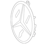 Genuine Mercedes-benz Emblem 000-880-03-00-64. Fixed Price $195.13.
