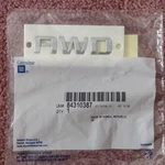 Awd Emblem P/n 84310387 Gm. Fixed Price $10.00.
