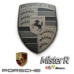 Porsche Turbonite Hood Crest Emblem Silver/black Genuine Oe #95C853601A. Fixed Price $265.00.