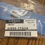 New Oem 2013-2022 Nissan Altima Maxima "sl" Deck Lid Emblem 84896-3TG3A. Fixed Price $35.99.
