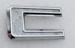New Unused Mack Chrome Metal Letter "c" Emblem OEM27RU369-P3. Fixed Price $75.00.
