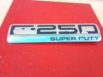 Ford Oem 08-10 F-250 Super Duty Front Fender-emblem Badge Nameplate. Fixed Price $11.24.