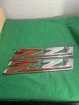 Oem 2019-2024 Chevy Silverado Z71 Off Road Bedside Emblem Badge Pair Red Chrome. Fixed Price $49.99.