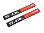 Qty 2 Ford Mustang Gt 5.0 Coyote V8 Engine Hood Trunk Console Emblems Badge Set. Fixed Price $12.95.