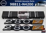 Nissan S130 Datsun 280Z Fender Emblem Badge Set (2) Fairlady 98811-N4200. Fixed Price $139.62.
