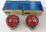 Nos Oem Ford 1971 1972 1973 Mercury Cougar XR7 Roof Ornaments Emblems Trim Pair. Fixed Price $429.00.
