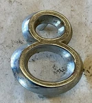 1953-1954 Desoto Firedome 8 Emblem RG44. Fixed Price $40.00.