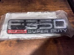 Oem Ford F-350 Lariat Super Duty Emblem Badge 1999-2004 Fender New F81Z-16720-XA. Fixed Price $24.99.