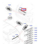 Genuine Land Rover Discovery 5 Black "very" Front Name Plate LR082803/LR189127. Fixed Price $79.55.
