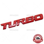 Universal 3D Car Mini Turbo Fender Truck Nameplate Logo Badge Emblem Sport Red. Fixed Price $12.99.
