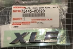 2014-2019 Toyota Highlander Plate, Back Door Nameplate #5 75445-0E020 Chrome. Fixed Price $18.00.