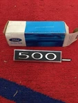 Nos 1966 Ford Galaxie 500 Quarter Panel Emblem C6AZ-62291B30-A2. Fixed Price $49.95.