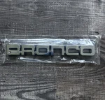 Nos 1987 1988 1989 1990 1991 Bronco Front Fender Emblem In Chrome E7TZ16720. Fixed Price $39.95.
