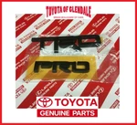 Toyota 4RUNNER Tacoma Tundra Trd Pro Emblem Black Metal Genuine PT413-00150. Fixed Price $44.90.