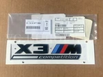 Bmw Genuine F97 X3 Competition Rear Trunk Emblem Lettering Decal Badge New. Fixed Price $64.99.