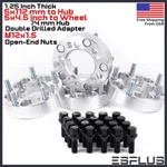 Wheel Spacers 5X112 To 5X114.3 1.25 Thick Adapters For Audi S4 +20 Lug Nuts. Fixed Price $93.59.