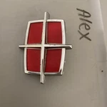 1988 89 Lincoln Towncar Trunk Lock Cover Emblem Oem. Fixed Price $40.00.