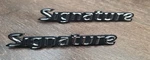 Oem 03-11 Lincoln Town Car Signature Side Pillar Badge Emblems 2003-2011. Fixed Price $29.76.