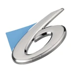 2003-2008 Mazda 6 Chrome Rear Hatch Trunk Decklid Number Emblem Oem GK2A51721. Fixed Price $17.44.