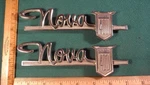 CH30 Chevy Nova 400 Fender Emblems Vintage 1962 #4865159 Ii. Fixed Price $101.99.