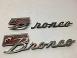 66 68 69 70 71 72 73 74 75 77 Bronco Fender Emblem C6TB-16B114-A Oem Used. Fixed Price $71.99.