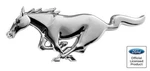 1994-2004 Mustang Front Grille Chrome Running Horse Pony Emblem 6". Fixed Price $24.95.