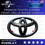 New 2022-25 Toyota Tundra Matte Overlay Front Grille Emblem Badge Blackout. Fixed Price $24.98.