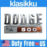 Dodge 500 Emblem Logo Badge Nos Genuine Original. Fixed Price $211.00.