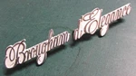 Pair Cadillac Brougham D'elegance Script Logo Emblems - White 7685543 972807. Fixed Price $21.99.