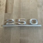 1975-1985VINTAGE Mercedes-benz Trunk 250 Emblem Rear Badge Nameplate. Fixed Price $29.00.
