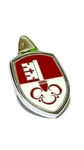 Emblem Front Hood Badge Base Crest Coat Of Arms Obwalden Vw Bug Beetle 1951-1963. Fixed Price $54.99.
