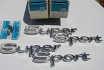 Nos Gm 1967 Chevelle Ss Rear Fender Nameplate Super Sport Emblem Pair 4229717. Fixed Price $165.00.