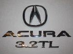 2002 2003 Acura Rear Deck Trunk Lid Chrome Emblem Set Logo Oem. Fixed Price $24.99.