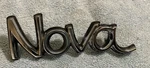 Chevrolet Nova Emblem Ornament Metal Chevy 327565 Nameplate Trim 1968 1969. Fixed Price $44.00.