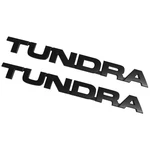 2PCS For Tundra 2007-2014 Matte Black Letter Side Door Tailgate 3D Emblem Badge. Fixed Price $25.54.